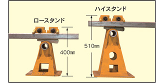 各種クランプを使って修理車両の状態に合わせた修正作業ができます。