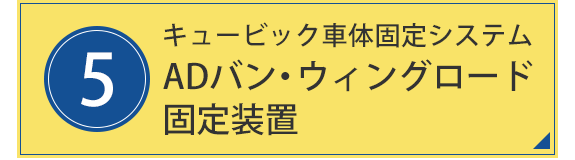 5.キュービック車体固定システム　ADバン・ウィングロード 固定装置