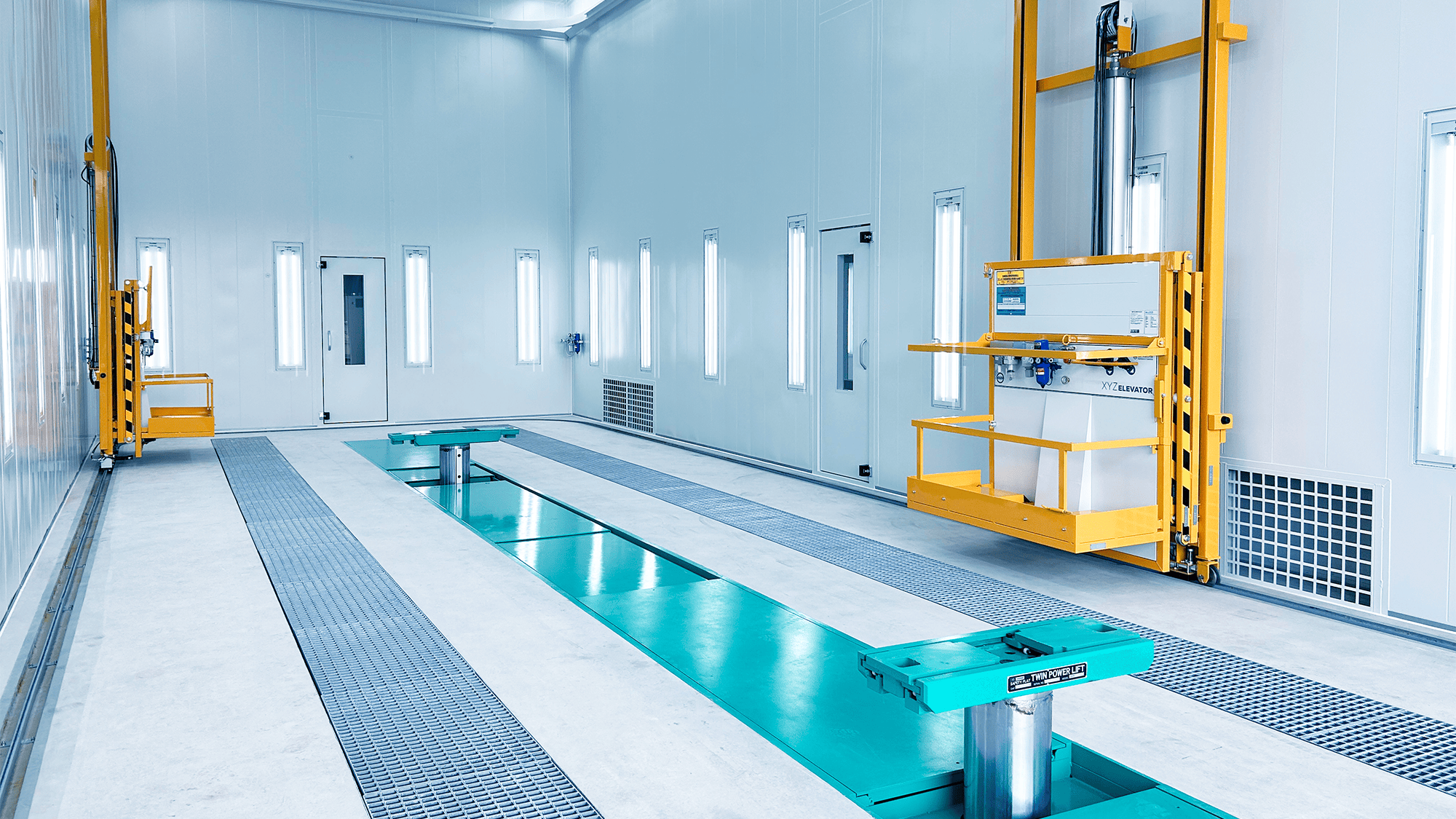 塗装ブースの使用イメージ